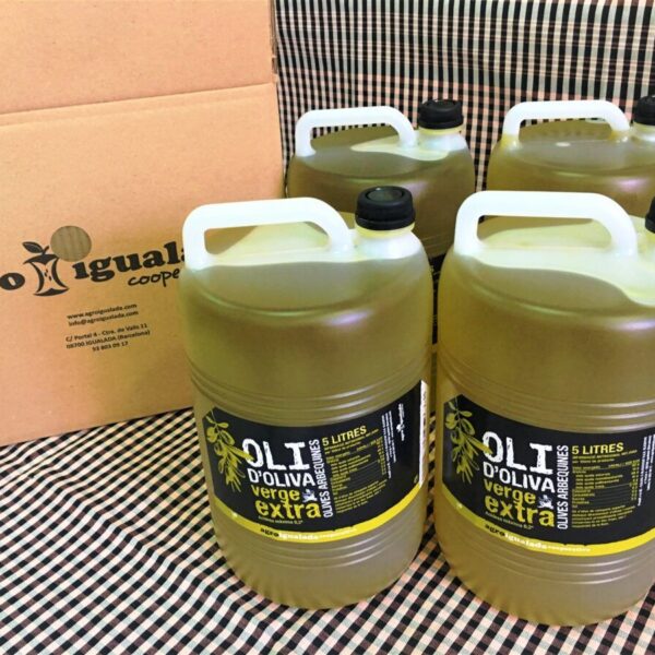 Pack de 4 garrafes 5l oli VERGE EXTRA